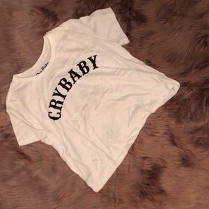 Cry baby crop top